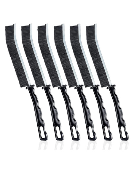 6 Cepillos de Limpieza de Ranuras Scurvy con Mango Antideslizante