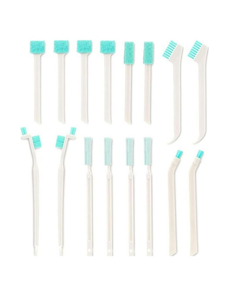 16 Cepillos de Limpieza Jipaziy 8 en 1 para Grietas y Ranuras