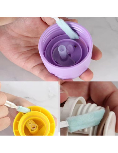 16 Cepillos de Limpieza Jipaziy 8 en 1 para Grietas y Ranuras