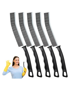 Cepillo de Limpieza de Ranuras FUIART - 5 Piezas Cerdas Duras