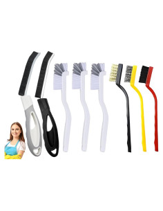 Juego de Cepillos de Limpieza DAQIMALL 8 Piezas Multiusos