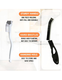 Juego de Cepillos de Limpieza DAQIMALL 8 Piezas Multiusos 2