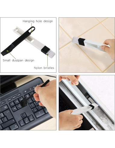 8 Piezas Herramientas de Limpieza de Ranuras Machomby