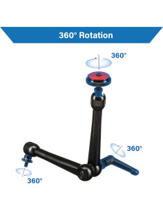 Brazo de Monitor NOGA HS9000 con Adaptador Rápido 4kg 2