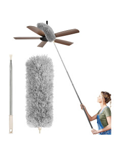 Plumero Extensible Azun 76-254 cm Microfibra para Ventiladores