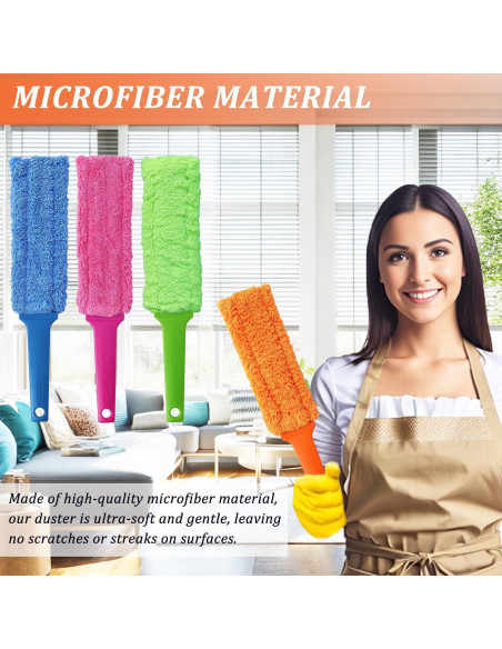 Paquete de 4 Trapeadores de Microfibra HDongany 38.1 cm