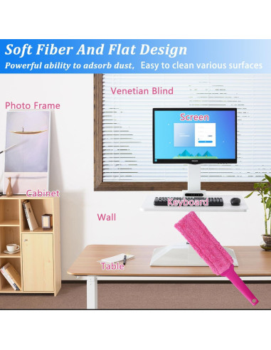 Paquete de 4 Trapeadores de Microfibra HDongany 38.1 cm