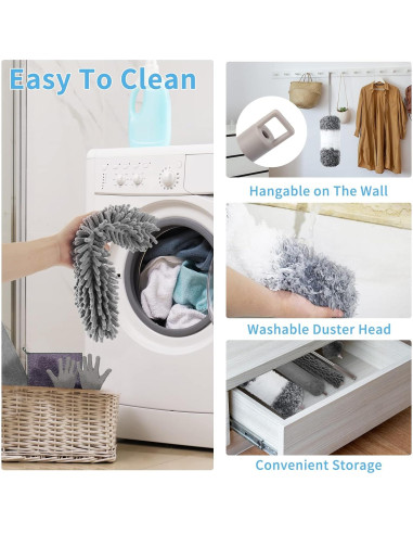 Plumero de Microfibra AULTONG Extensible 254 cm 12 Piezas