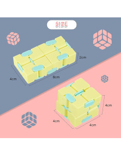 Cubo Infinito Skylety 6 Piezas Alivio Estrés y Ansiedad 2