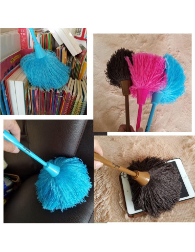 Paquete de 3 Plumeros de Microfibra M-jump, Lavables, 30.48 cm