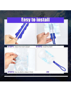 Recargas Duster Hlmsyurx 50 Paquetes para Swiffer Multi Superficie 2