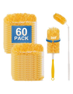 Recargas de Plumero YHOVID 60 Unidades Microfibra Mango Extensible