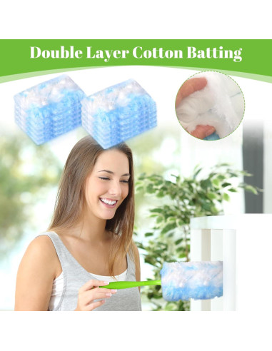 Recargas de Duster LYASILGC 30 Unidades Microfibra Azul