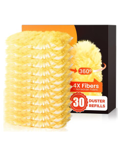 Recargas Duster 30 Piezas Rekopi Amarillo Microfibra 360