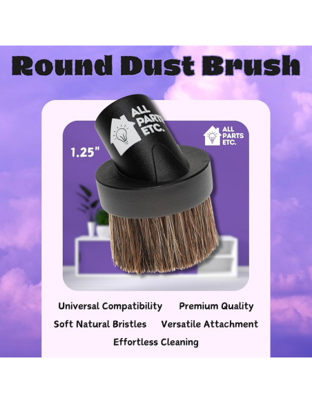 Cepillo Redondo para Aspiradora ALL PARTS ETC. 32mm Suave