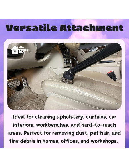 Cepillo Redondo para Aspiradora ALL PARTS ETC. 32mm Suave