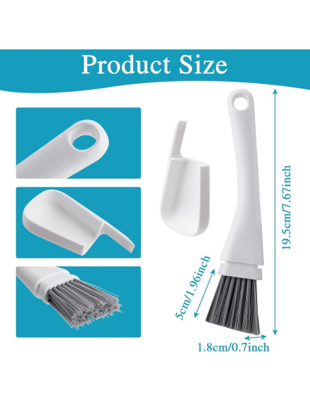 Mini Escoba y Recogedor TIESOME para Limpieza de Grietas