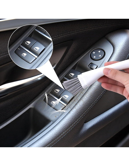 Mini Escoba y Recogedor TIESOME para Limpieza de Grietas