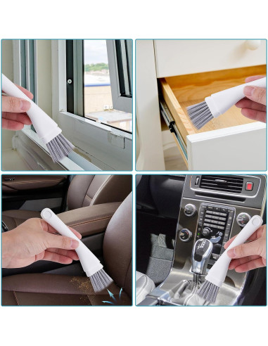 Mini Escoba y Recogedor TIESOME para Limpieza de Grietas