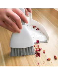 Juego de Escoba y Recogedor Mini WDDBHSKN Gris 2 Set 2