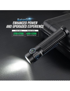 Linterna OLIGHT Baton3 Pro 1500 Lúmenes Recargable EDC 2