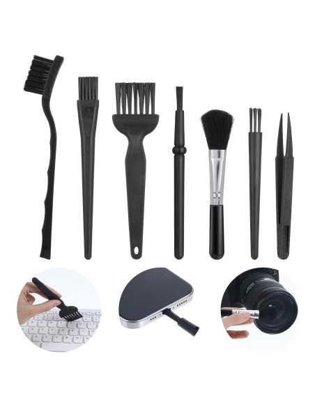 Kit de Cepillos de Limpieza de Teclado Ymapinc 7 PZS ESD-Safe