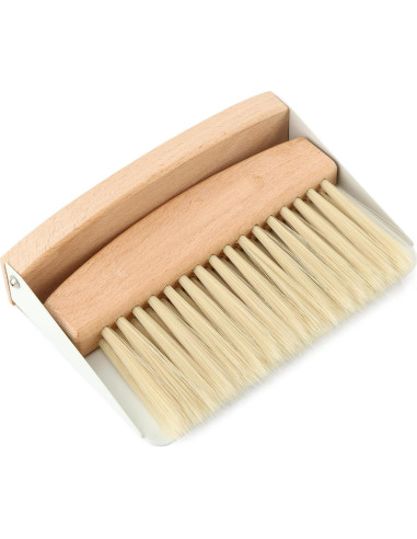 Juego de Mini Cepillo y Recogedor Pilarmuture - Madera, 15.5x10.5cm