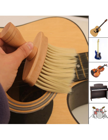 Cepillo de Limpieza de Teclado de Madera Kodrily 15.5x10.5cm