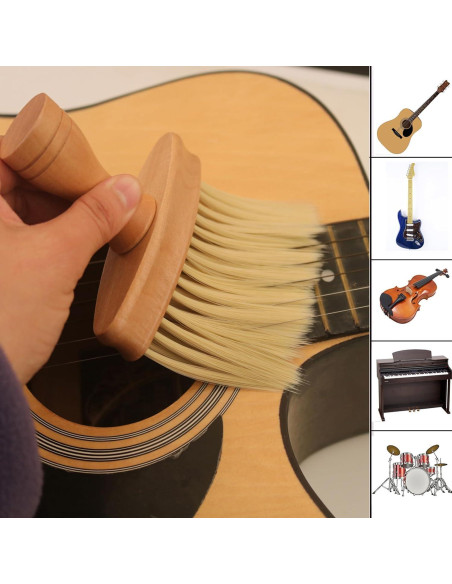 Cepillo de Limpieza de Teclado de Madera Kodrily 15.5x10.5cm