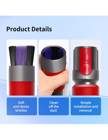 Cepillo suave KELUKE para aspiradora Dyson V7 V8 V10 V11 V15