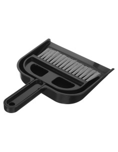 Mini Conjunto de Recogedor y Cepillo Ipetboom Negro 19.5x16 cm