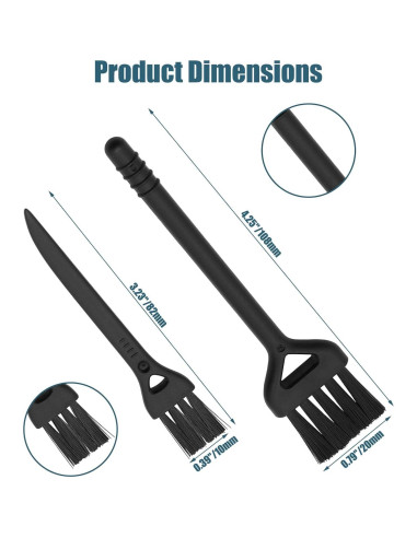 Kit de Cepillos de Limpieza Rierdge 6 Piezas Antiestático