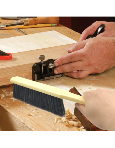 2 Cepillos de Mano PENGJINYU de Madera con Cerdas Suaves