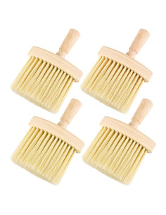 4 Cepillos de Limpieza para Ranuras BOSMIOW - Mango de Madera