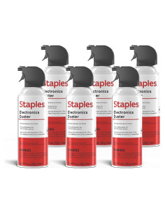 Aerosoles de Aire Comprimido Staples 295 ml - Paquete de 6