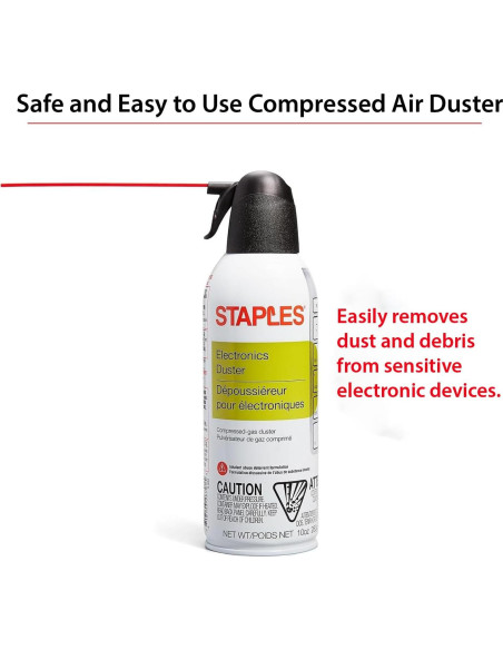 Aerosoles de Aire Comprimido Staples 295 ml - Paquete de 6