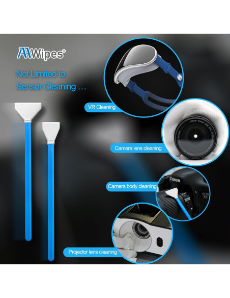 Bastones de Limpieza de Sensores AAwipes 16 mm - 10 Paquetes
