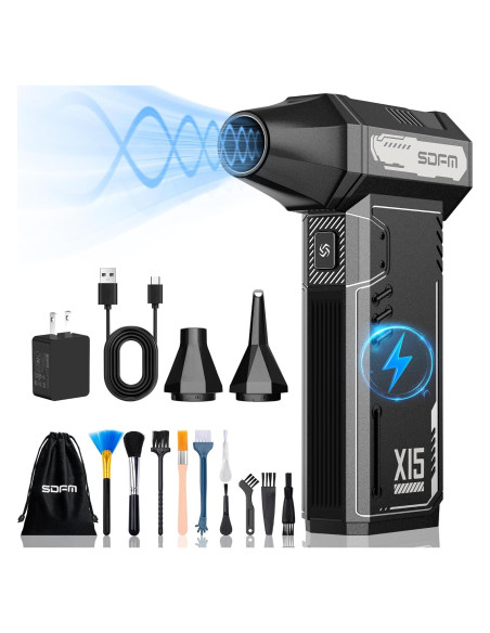Soplador de Aire Comprimido SDFM X15 - 180,000 RPM Inalámbrico