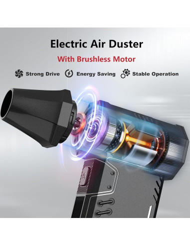 Soplador de Aire Comprimido SDFM X15 - 180,000 RPM Inalámbrico