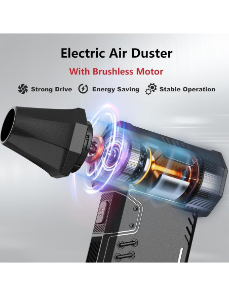 Soplador de Aire Comprimido SDFM X15 - 180,000 RPM Inalámbrico