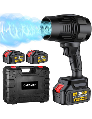 Soplador de Hojas Eléctrico Inalámbrico Cardmap DDCYJ-7 21V