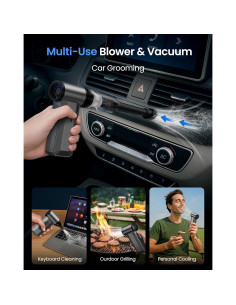 Ventilador Portátil Gaiatop HF-12 Turbo 125500 RPM 272g 2