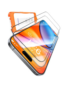 Protector de Pantalla UltraGlass 9H+ para iPhone 16 Plus - 2 Piezas