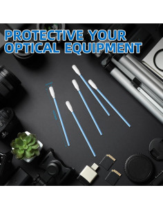 Hisopos de Limpieza LUCHOI 300PCS Espuma 90mm Cabeza Redonda 2