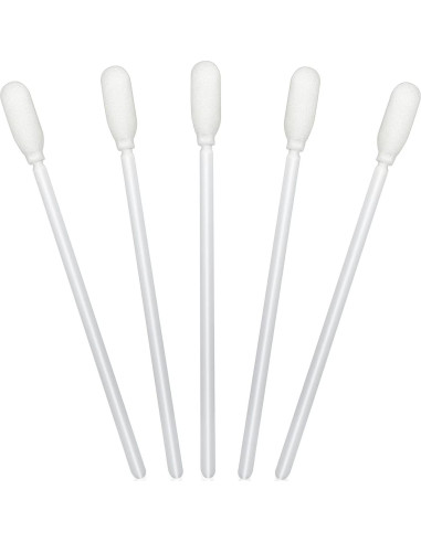 100 Bastones de Limpieza de Espuma Eyuepu 9.14 cm Sin Lint
