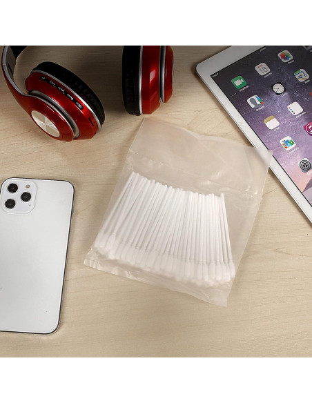 100 Bastones de Limpieza de Espuma Eyuepu 9.14 cm Sin Lint