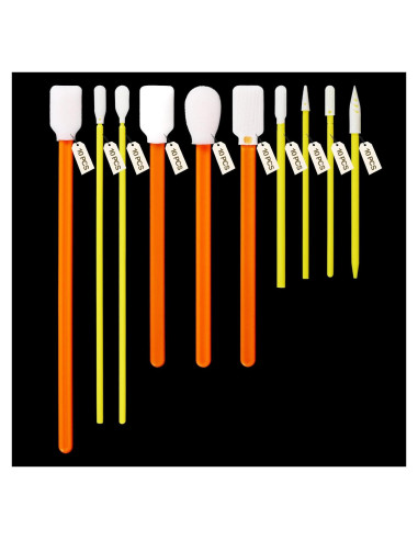 Kit de 100 Bastones de Limpieza de Microfibra Sin Pelusa