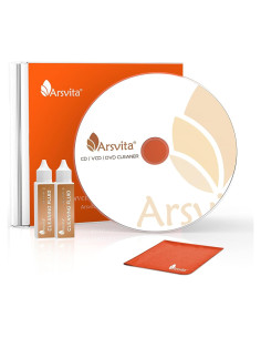 Limpiador de Lentes Láser Arsvita para Reproductores de CD/DVD