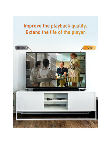 Limpiador de Lentes Láser Arsvita para Reproductores de CD/DVD