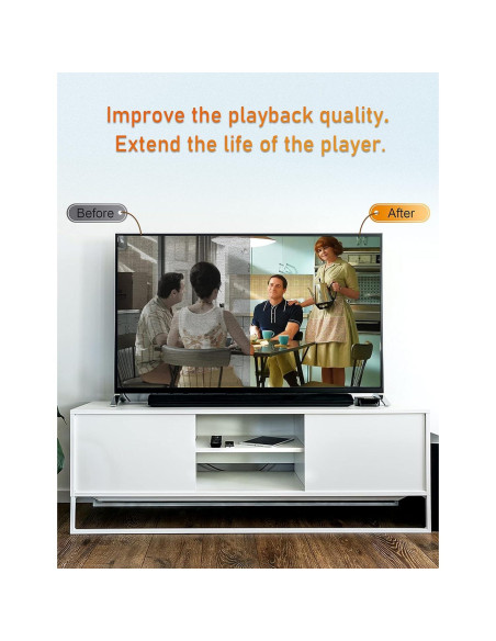 Limpiador de Lentes Láser Arsvita para Reproductores de CD/DVD